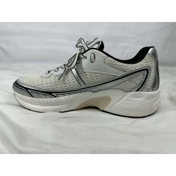 Givenchy Nfnty-52 White Gold Leather Logo Sneakers Men US 10 SPB-TS 366119 main image 7